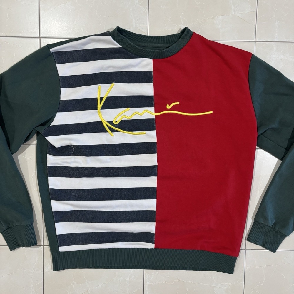 Vintage Karl Kani Sweatshirt Crewneck Men's M Hip Hop Rap Streetwear Urban 90s